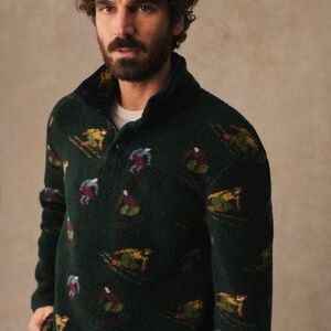 Octobre Editions Green Skiers Tucker Fleece